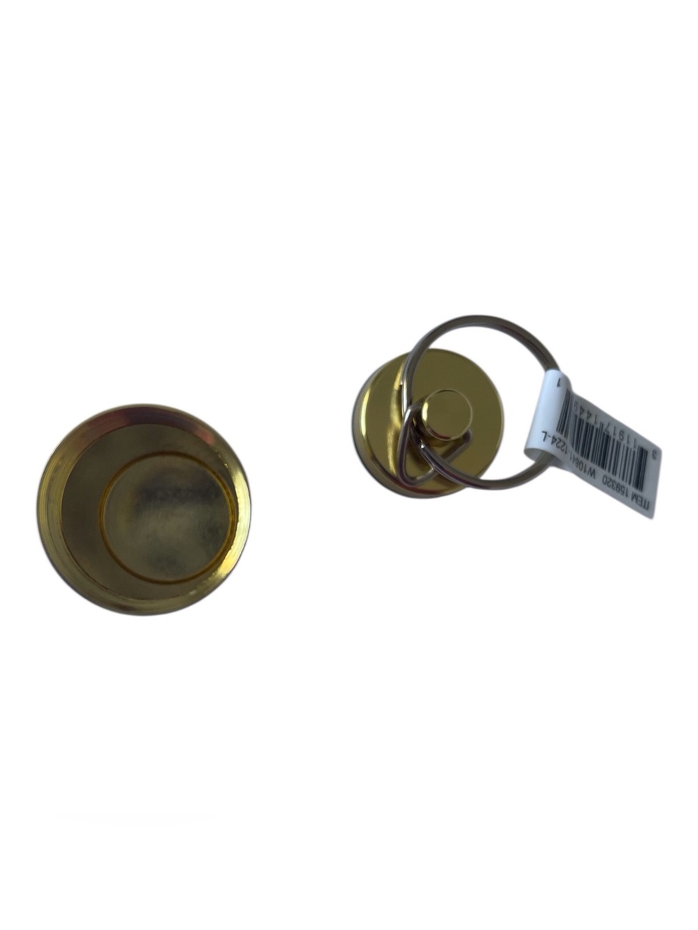 Brand New w/ Label Walgreens Gold Tone Peel Container Keychain, H-2 in. B1 - Picture 5 of 5